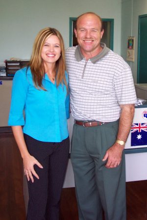 Wally Lewis, AM – The King of Rugby League visiting fox Flags